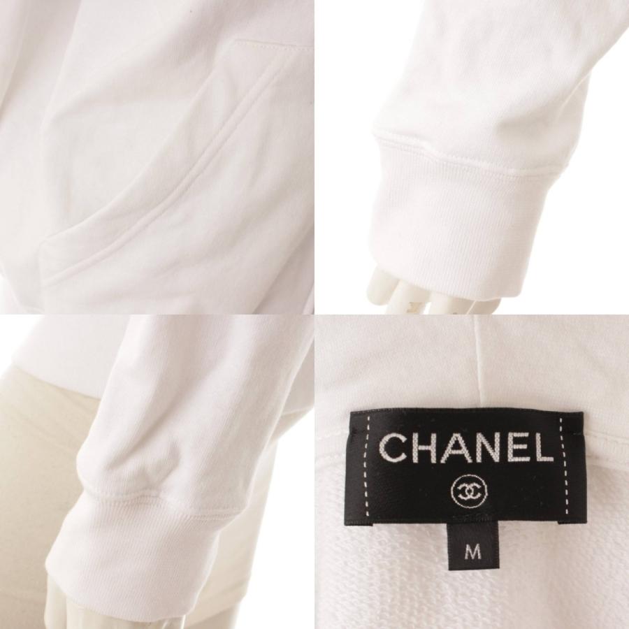 シャネル】Chanel 20P グラフティ ロゴ ジップアップ パーカー 