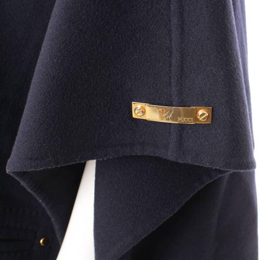 EMILIO PUCCI カシミヤ混ケープコートポンチョ