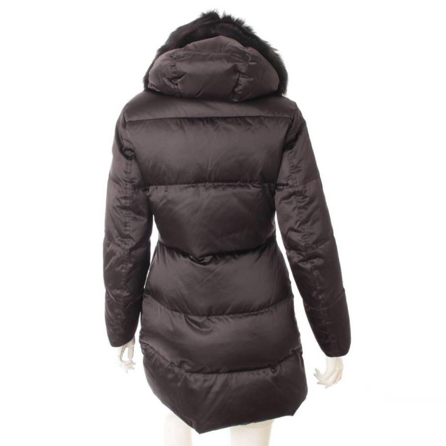 PRADA プラダロングダウン29p117 38 ブラック