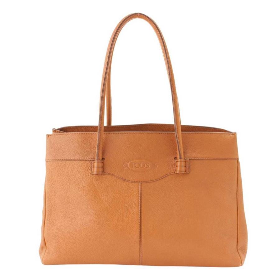 TOD'S 【トッズ】Tods レザー トートバッグ キャメル 【中古 TOD'S 【トッズ】Tods レザー トートバッグ キャメル 【中古