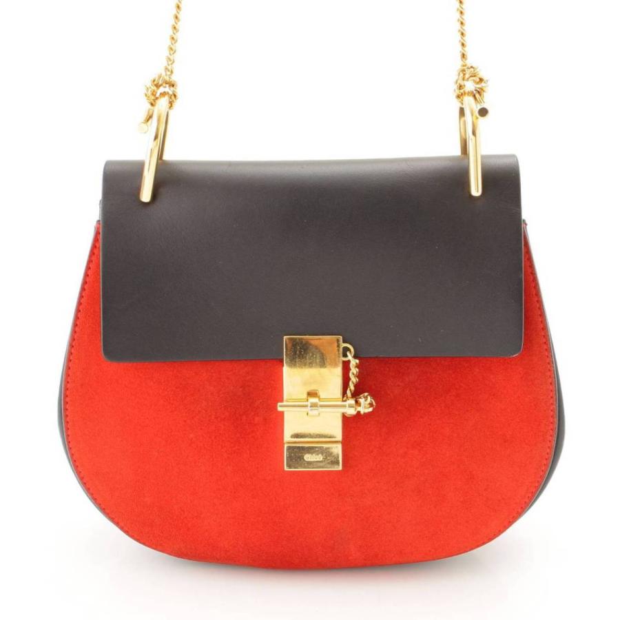 クロエ】Chloe ドリュー スエード レザー チェーン ショルダー 