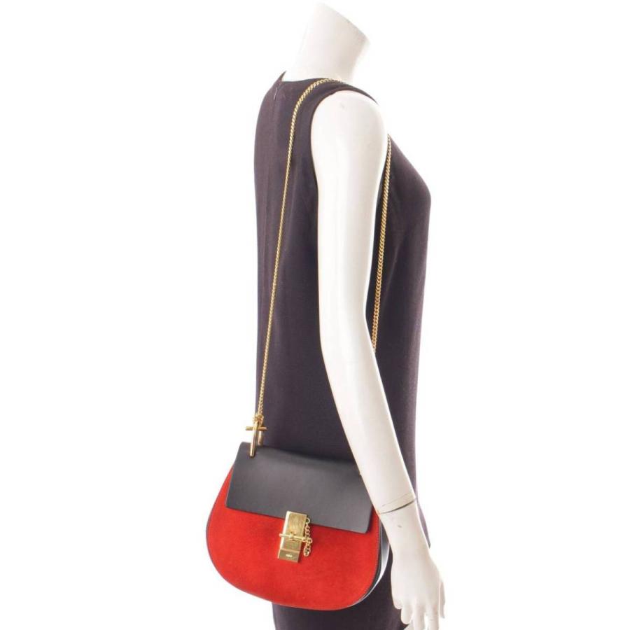 Chloe 【クロエ】Chloe ドリュー スエード レザー チェーン ショルダー 
