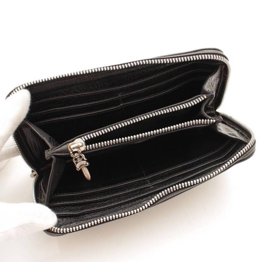 海外最新 クロムハーツ Chrome Hearts Rec F Zip2 3patch セメタリークロスパッチ レザーウォレット 長財布 ブラック 中古 正規品保証 新発 Lespakigali Com