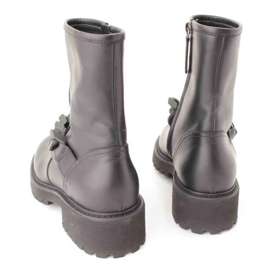 ジュゼッペ ザノッティ】Giuseppe Zanotti レザー チェーン ショート 