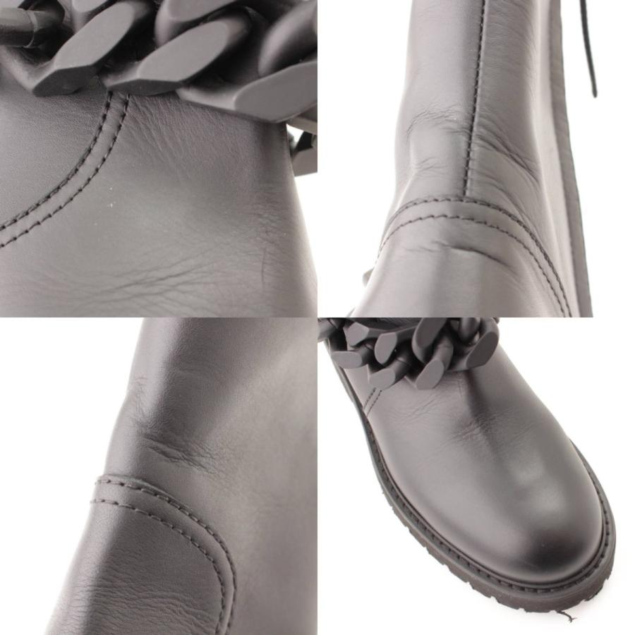 ジュゼッペ ザノッティ】Giuseppe Zanotti レザー チェーン ショート 