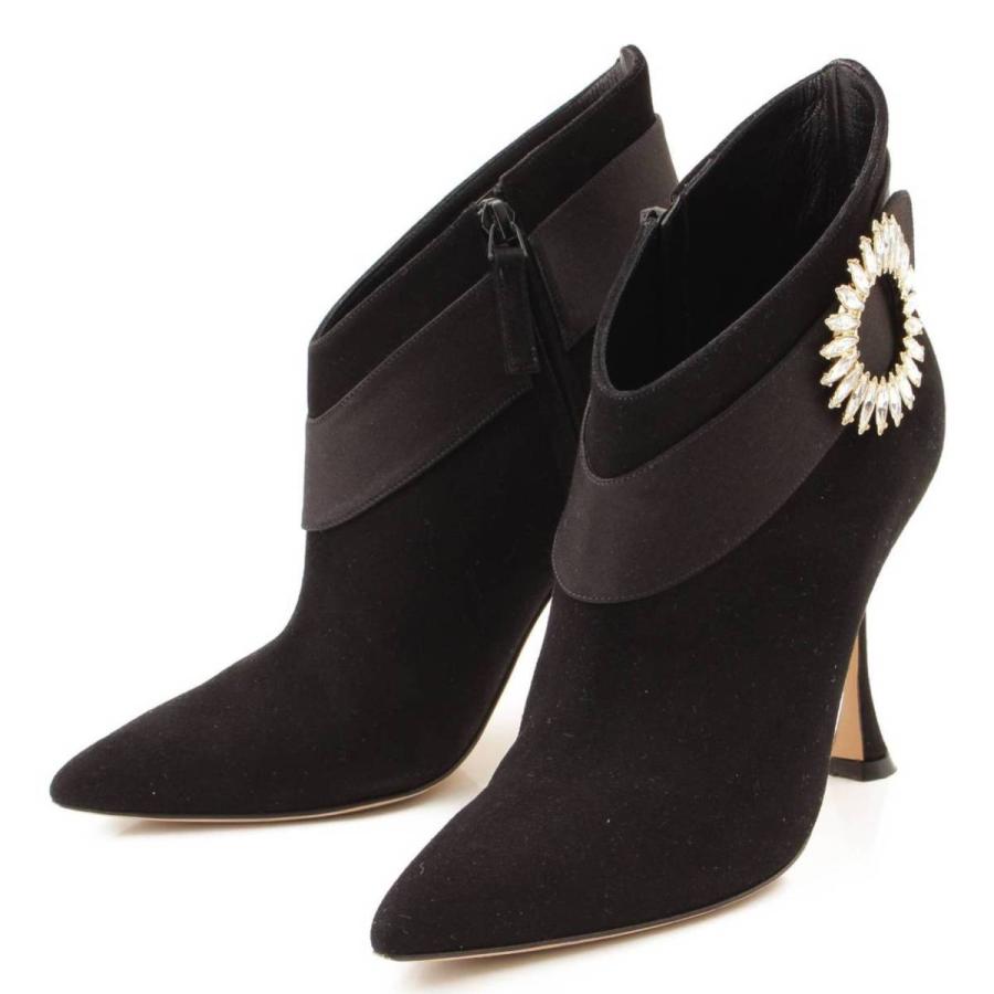 ショートブーツ36 マノロブラニク