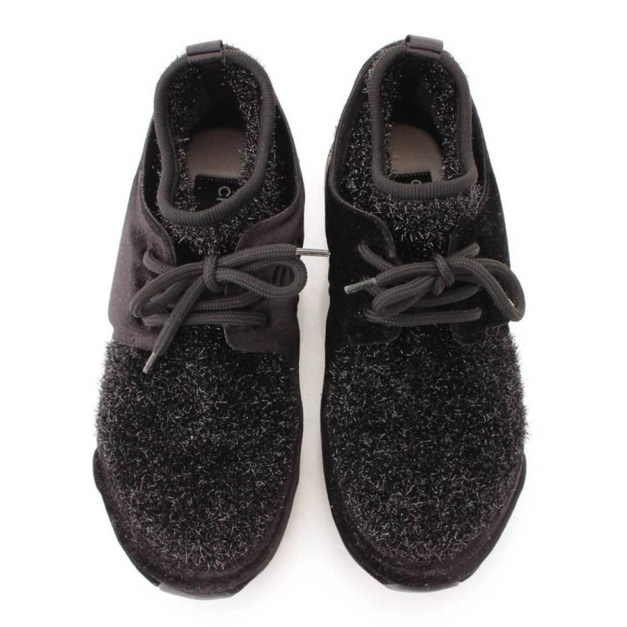 CHANEL ニットスニーカー ブラック/ホワイト