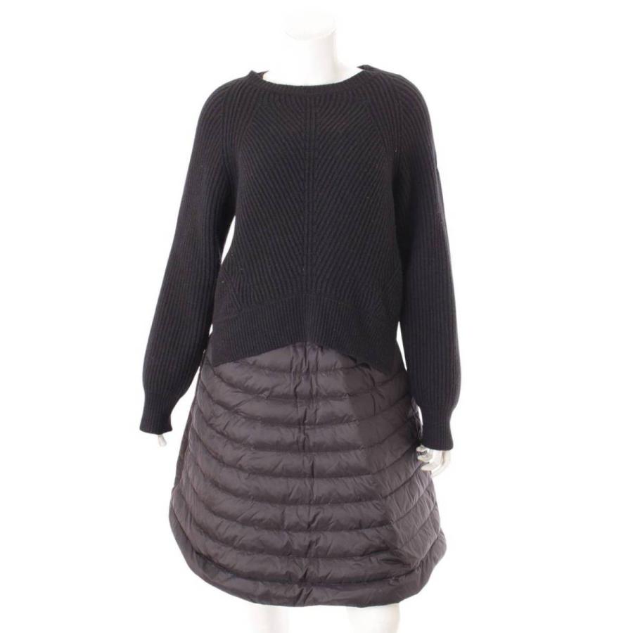 モンクレール Moncler Abito Tricot セットアップ ワンピース ブラック M 中古 正規品保証 Www Retro Jp 通販 Yahoo ショッピング