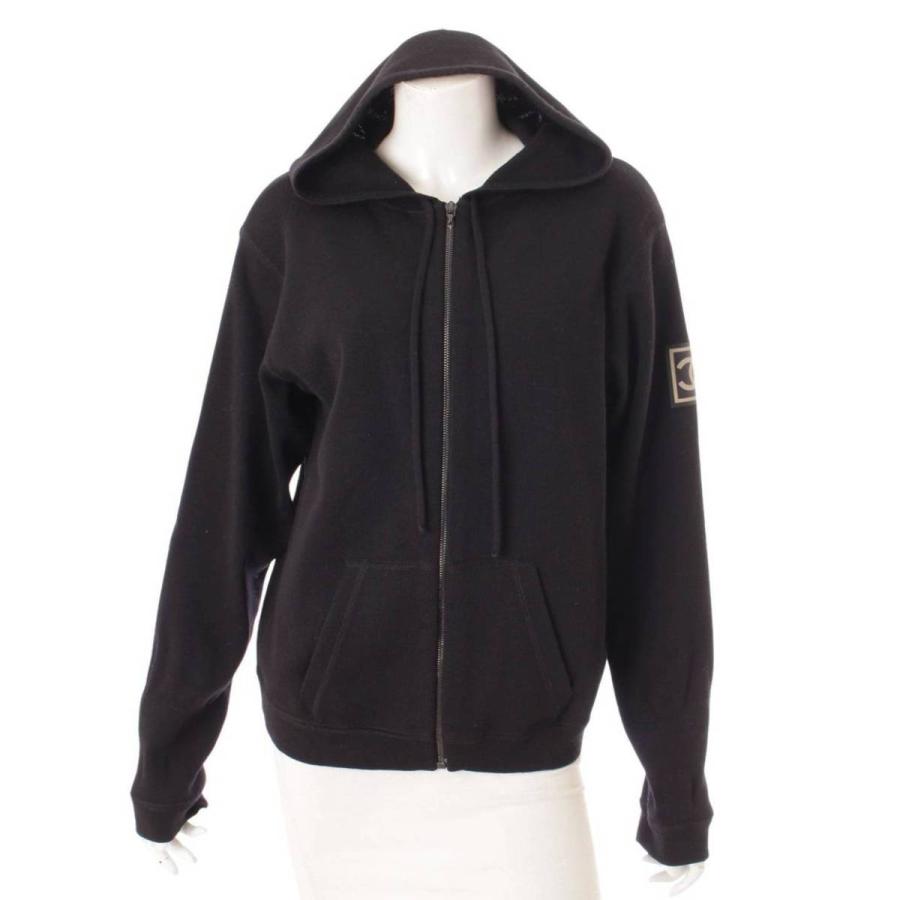 CHANEL 【シャネル】Chanel 02A スポーツライン ウール ジップアップ  