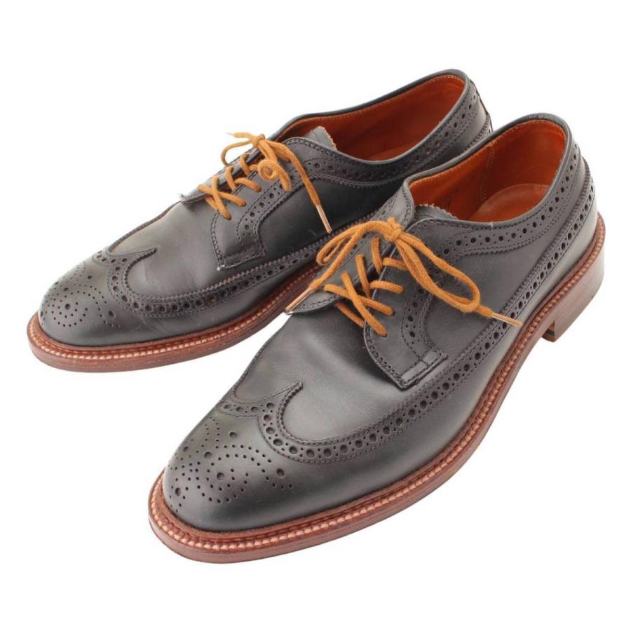 オールデン】Alden SHIPS別注 ウイングチップ 外羽根 レザーシューズ