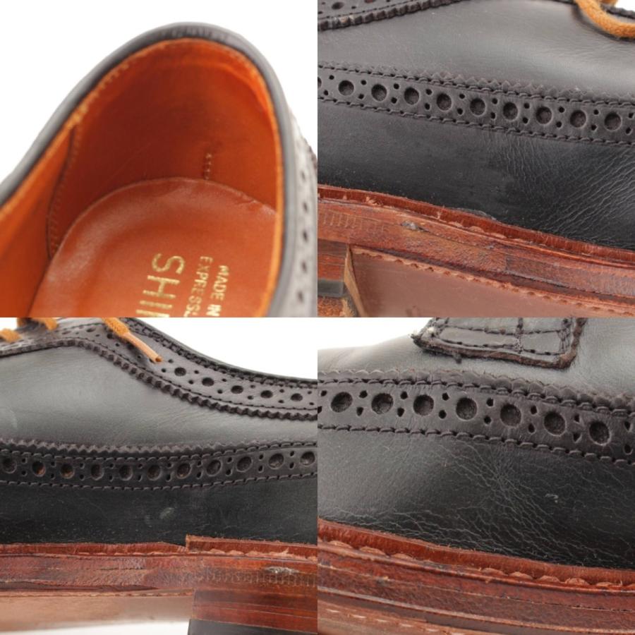 保証 ALDEN SHIPS別注 ウイングチップ 外羽根 レザーシューズ N6517