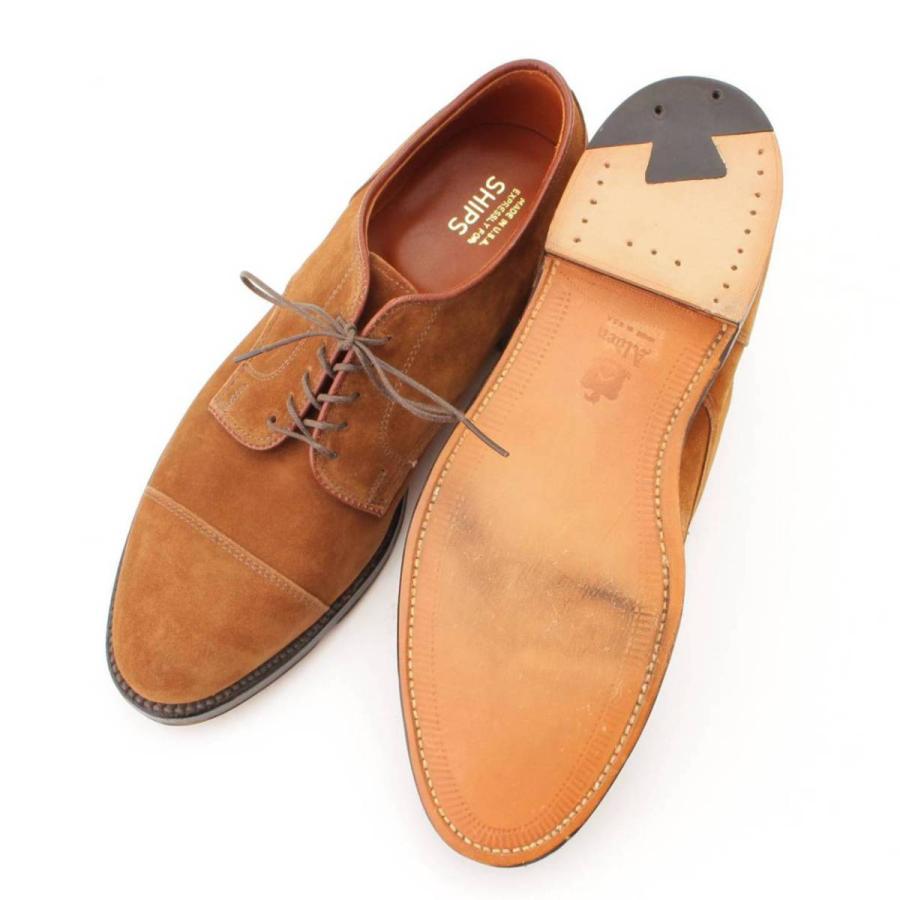 Alden SHIPS別注Plain Toe スウェード