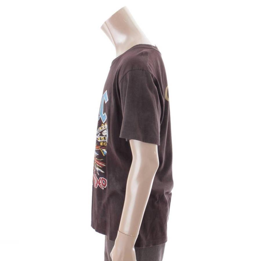 グッチ】Gucci メンズ ACDC バンド Tシャツ 493117 ブラック S 【中古 