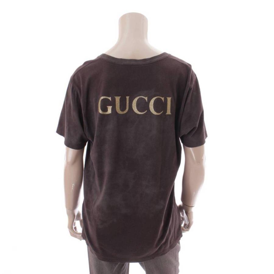 グッチ】Gucci メンズ ACDC バンド Tシャツ 493117 ブラック S 【中古 