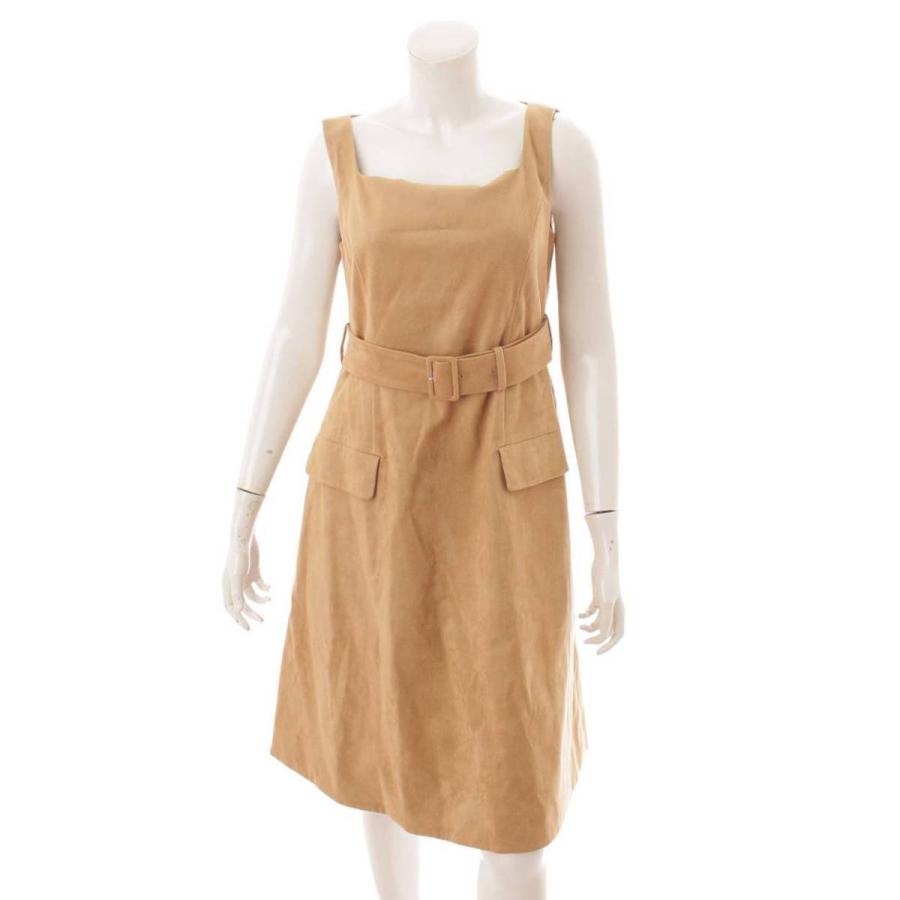 フォクシー】Foxey ニューヨーク ノースリーブ ベルト ワンピース  