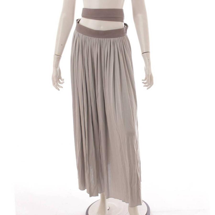 CELINE　レザーベルト付きスカート CELINEレザーベルト付きスカート