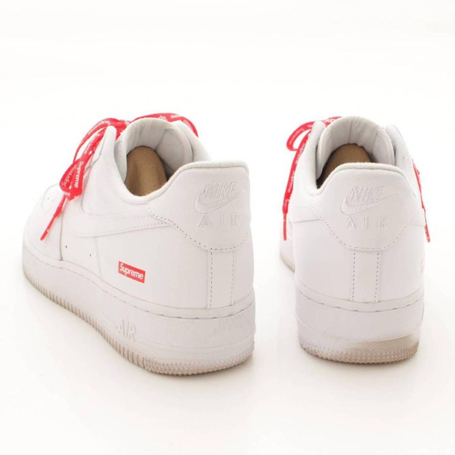 ナイキ Nike シュプリームコラボ メンズ エアフォース1 ローカットスニーカー ホワイト 10 中古 正規品保証 Www Retro Jp 通販 Yahoo ショッピング