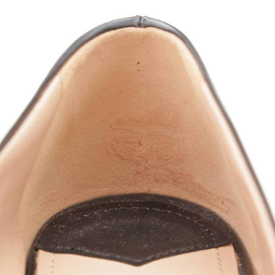 ミュウミュウ】Miu Miu パテント ビジュー フラットシューズ パンプス