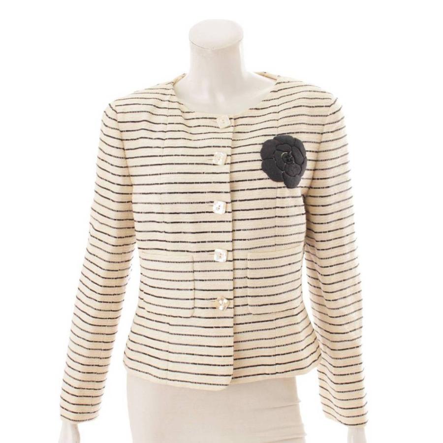 CHANEL 【シャネル】Chanel 01C スパンコール カメリア シェルボタン 