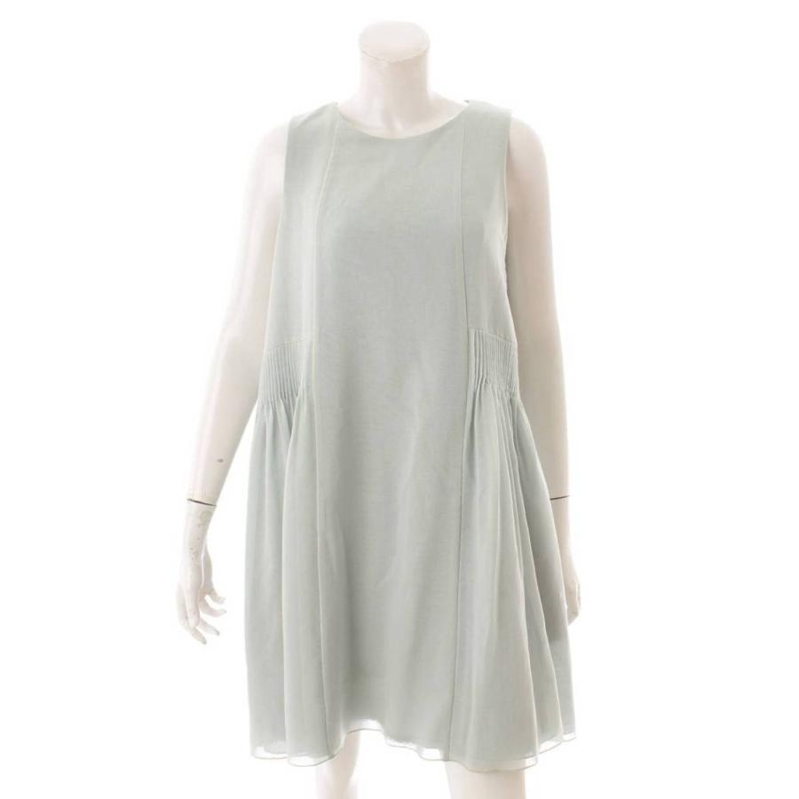 フォクシー Foxey ノースリーブ ワンピース グリーン 40 中古 正規品保証 1132 1132 Www Retro Jp 通販 Yahoo ショッピング