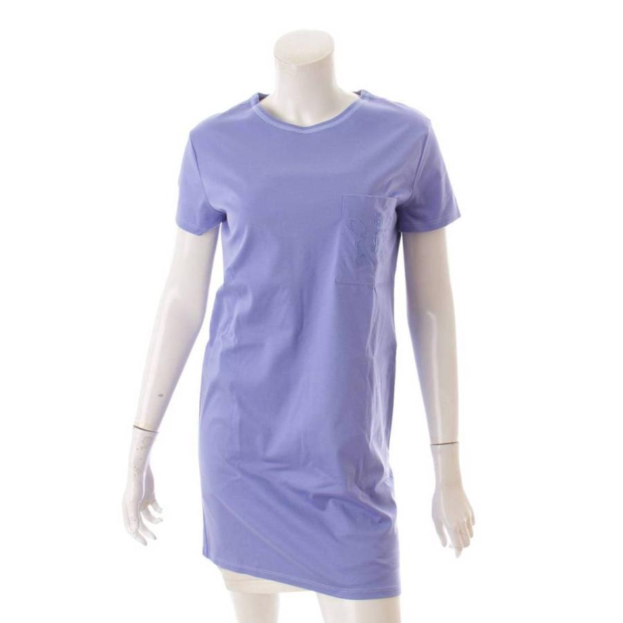 即納特典付き エルメス Hermes ポケット 刺繍 ワンピース Tシャツ ブルー 38 正規品保証 春夏新色 Www Technet 21 Org