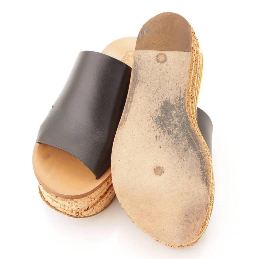 PINK HOUSE 【クロエ】Chloe ウェッジソール サボサンダル ミュール  