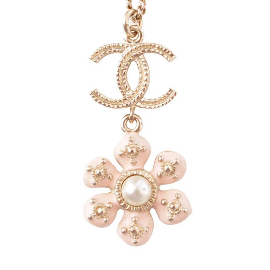 CHANEL 【シャネル】Chanel フラワーリバーシブルネックレス ココ 