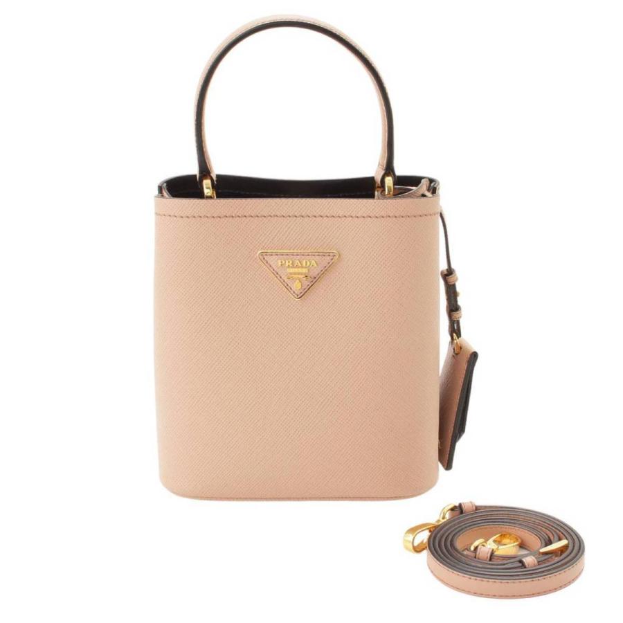 PRADA 【プラダ】Prada パニエ サフィアーノ キュイール ハンドバッグ  