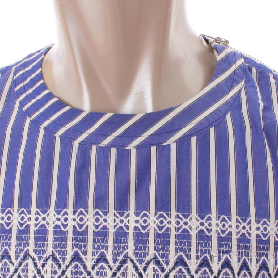 sacai 【サカイ】sacai 18SS メンズ ストライプ 刺繍 サイドジッププル 