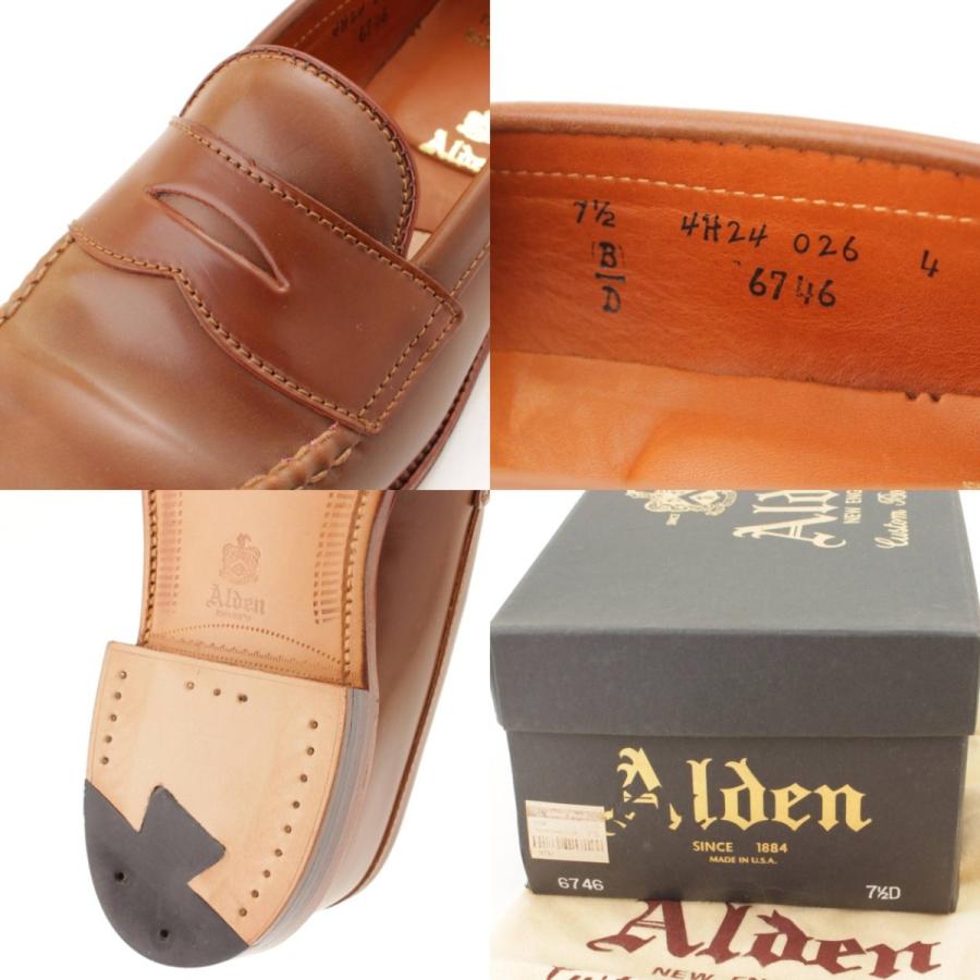 Alden オールデン 6746　ウイスキーコードバン 10D Alden collection|6746（コインローファー／ウイスキーコード