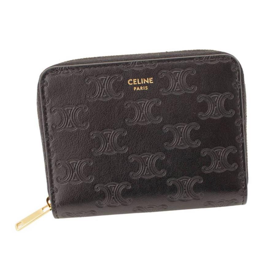 CELINE コンパクトジップウォレット CELINE**コンパクト ジップウォレット ミニ財布 カードケース