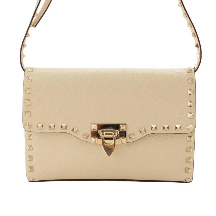 ヴァレンティノ】Valentino ロック スタッズ ショルダーバッグ クロス 