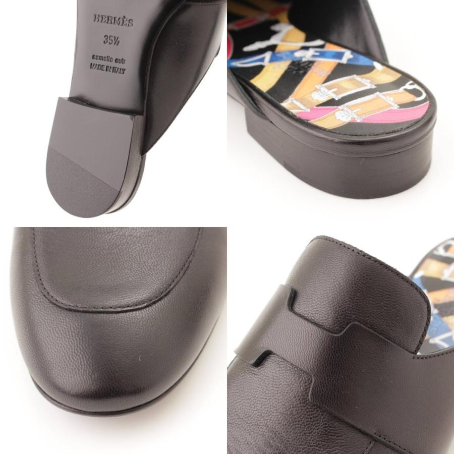 エルメス】Hermes 21SS カテナ Hモチーフ サンダル ミュール ブラック 