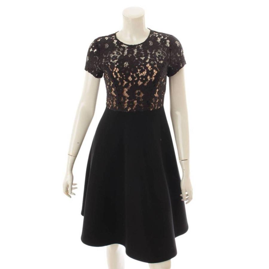 ヨーコチャン】YOKO CHAN レース切り替え ノースリーブ ワンピース  