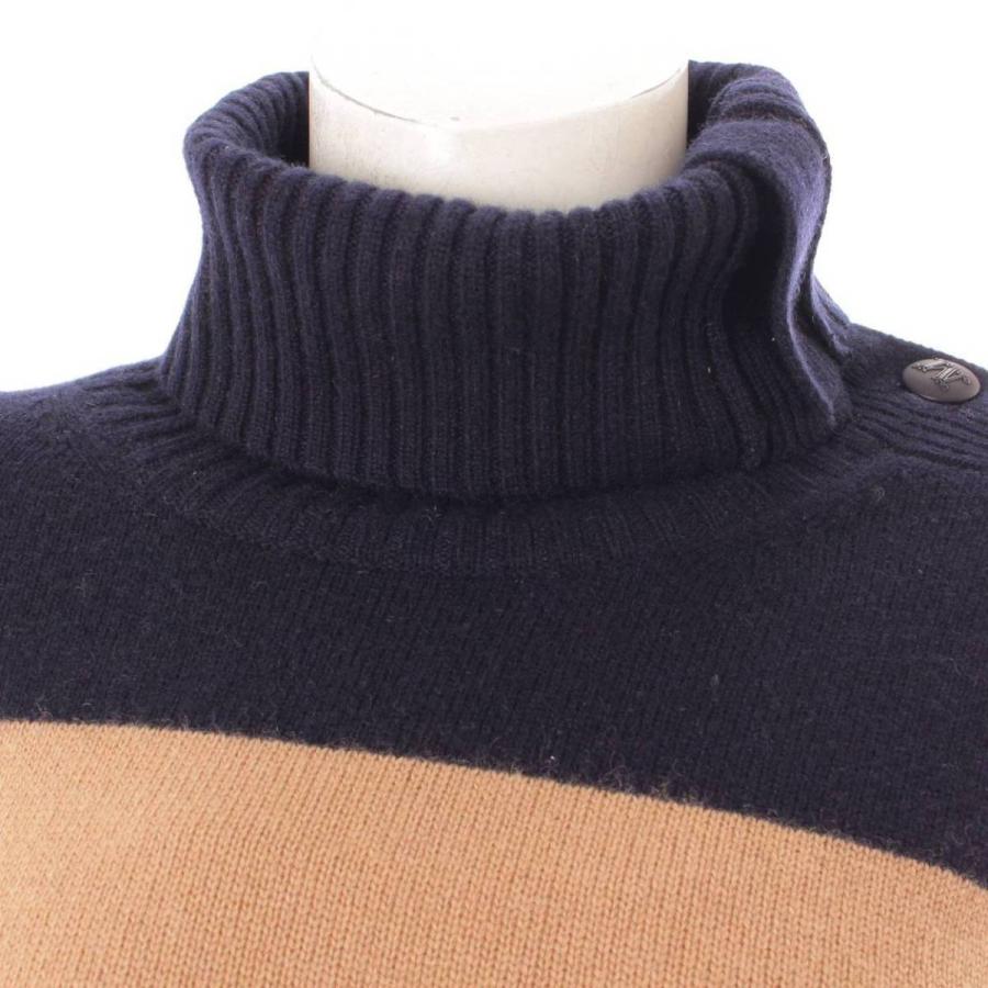 マックス マーラ】Max mara ハイネック ボーダー ニットワンピース 