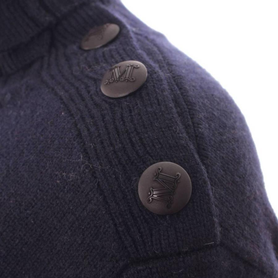 マックス マーラ】Max mara ハイネック ボーダー ニットワンピース 