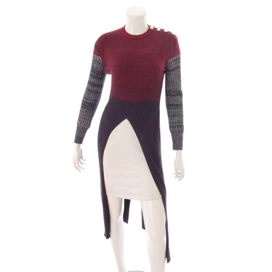 クロエ Chloe 19aw スリット 肩ボタン ロング ニットワンピース レッド ネイビー S 中古 正規品保証 Www Retro Jp 通販 Yahoo ショッピング