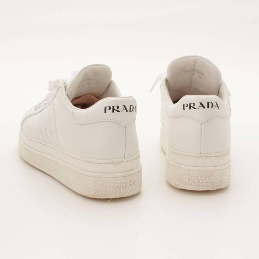 PRADA 【プラダ】Prada 厚底 レザー ローカット スニーカー PRADA 【プラダ】Prada 厚底 レザー ローカット スニーカー