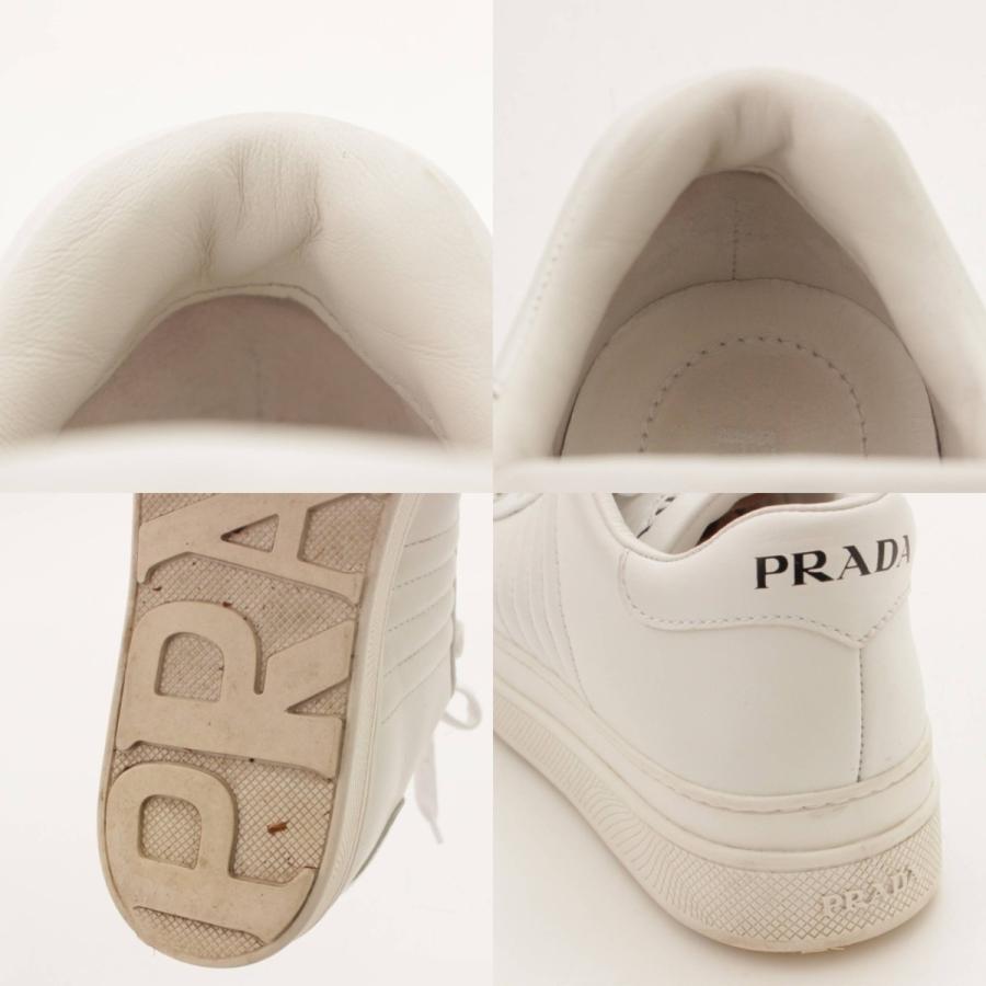 PRADA 【プラダ】Prada 厚底 レザー ローカット スニーカー PRADA 【プラダ】Prada 厚底 レザー ローカット スニーカー