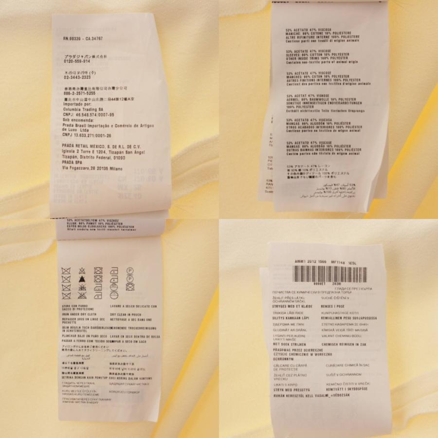 ミュウミュウ】Miu Miu レース切替 ワンピース ドレス オフホワイト 40