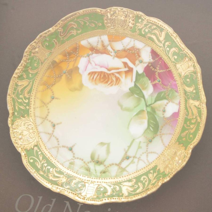 食器、グラス、カトラリー 【オールドノリタケ】Old Noritake 金彩 花