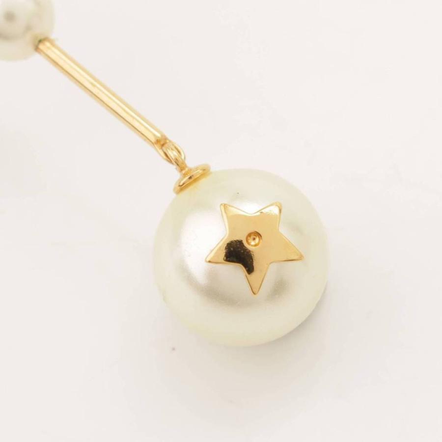 DIOR ロゴキューブ ピアス 正規品 USED ディオール スター ゴールド