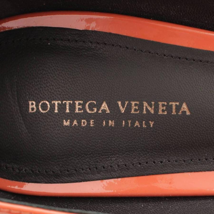 【ボッテガ ヴェネタ】Bottega Veneta　パテント アーモンドトゥ ヒールパンプス ピンク 38 126663｜retrojp｜07