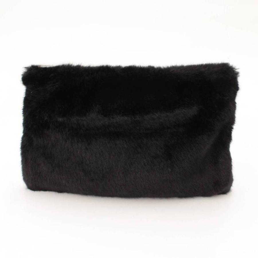 ジバンシー】GIVENCHY ロゴ ファー クラッチバッグ BB6045B0AD 