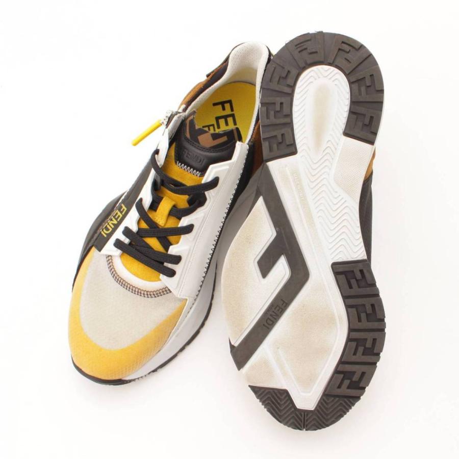FENDI 【フェンディ】Fendi Flow サイドジップ ローカット ロゴ 