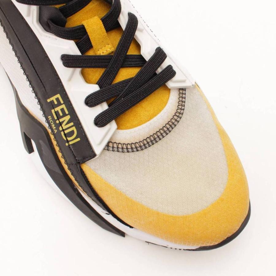 FENDI 【フェンディ】Fendi Flow サイドジップ ローカット ロゴ 