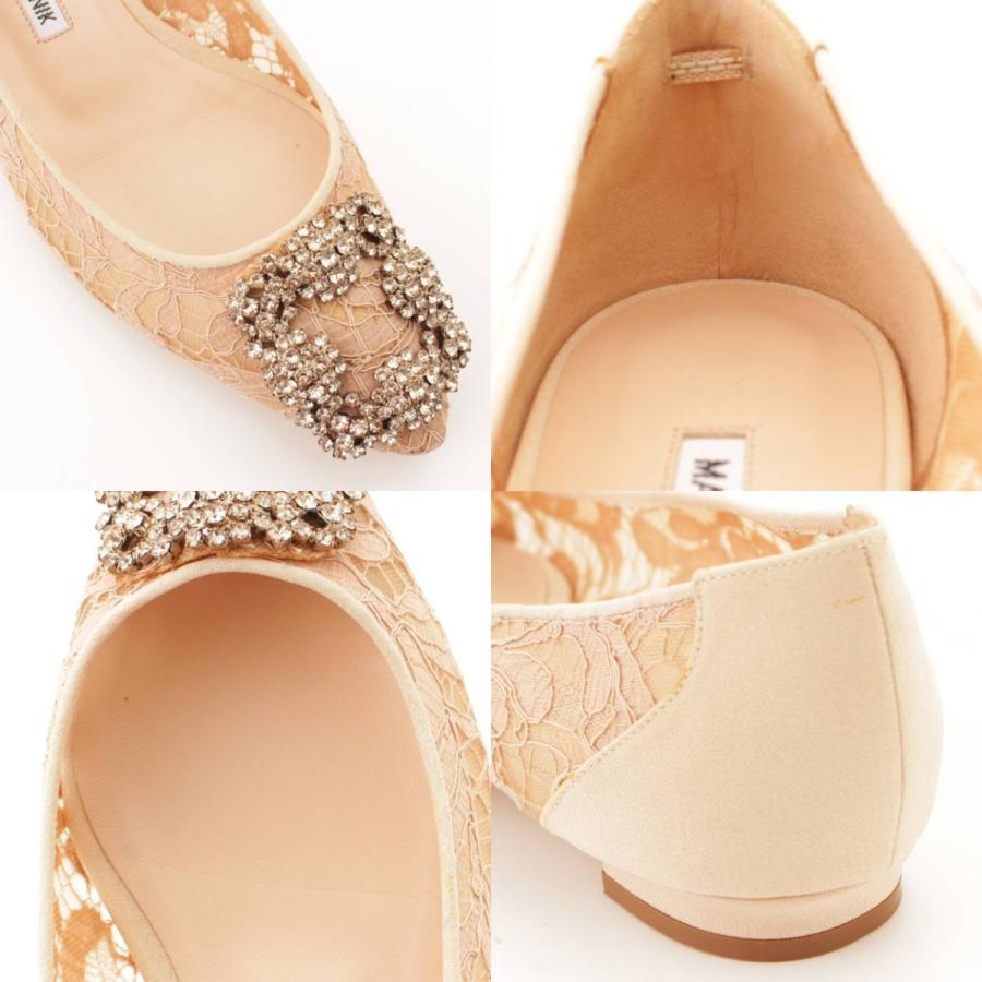 MANOLO BLAHNIK 【マノロ ブラニク】Manolo Blahnik ハンギシ レース  
