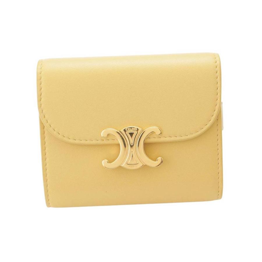 セリーヌ】Celine トリオンフ スモールフラップウォレット 三つ折り