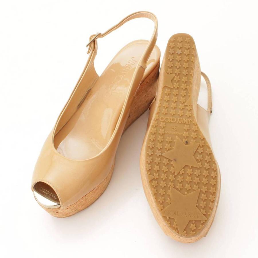 JIMMY CHOO 【ジミーチュウ】Jimmy Choo エナメル オープントゥ 