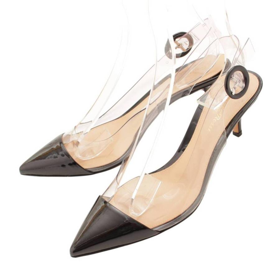 ジャンヴィトロッシ】Gianvito Rossi パテント スリングバック 